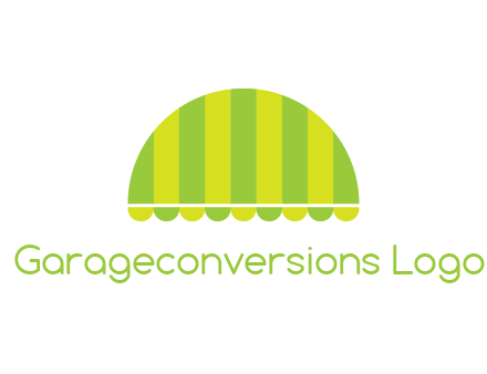 awning or canopy logo