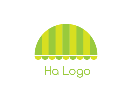 awning or canopy logo
