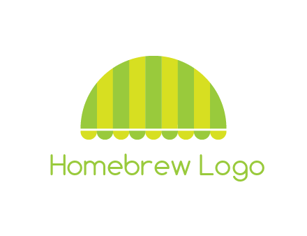 awning or canopy logo