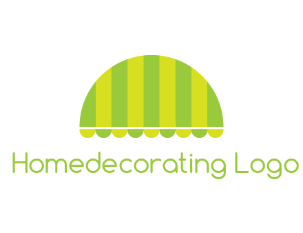 awning or canopy logo