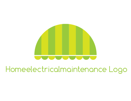 awning or canopy logo