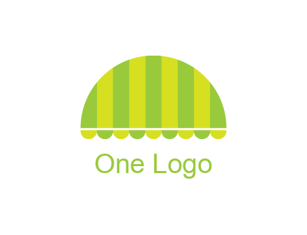 awning or canopy logo