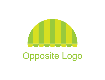 awning or canopy logo