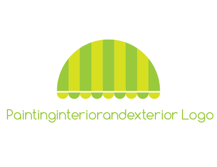 awning or canopy logo