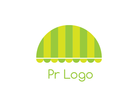 awning or canopy logo