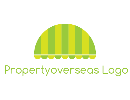 awning or canopy logo