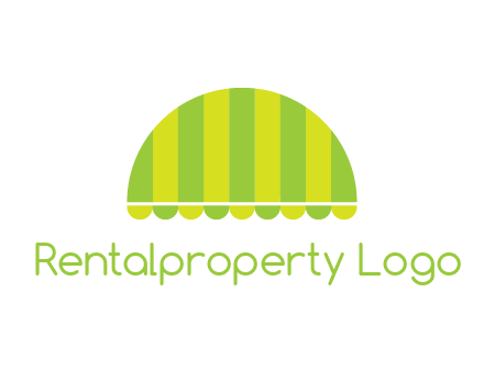 awning or canopy logo