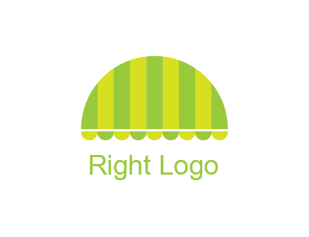 awning or canopy logo