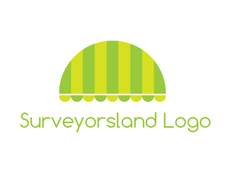 awning or canopy logo