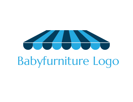 striped shade furniture logo
