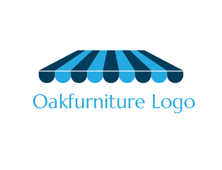 striped shade furniture logo