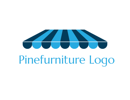 striped shade furniture logo