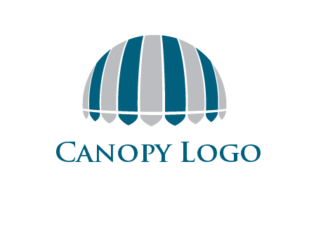 umbrella or canopy logo