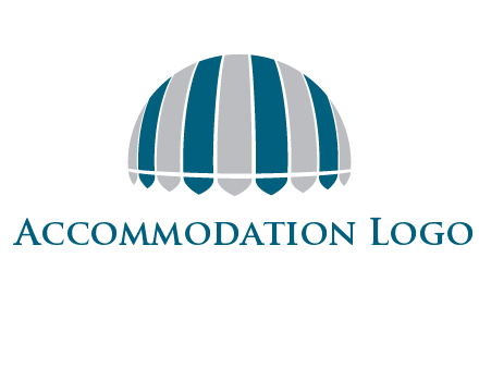 umbrella or canopy logo