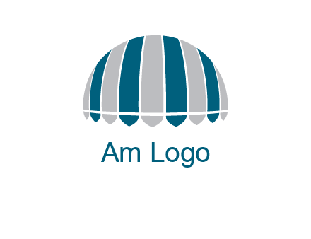 umbrella or canopy logo