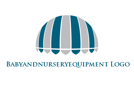 umbrella or canopy logo