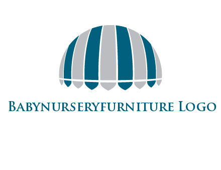 umbrella or canopy logo