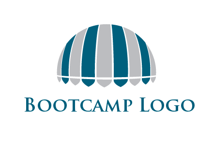 umbrella or canopy logo