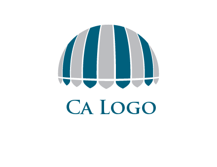 umbrella or canopy logo
