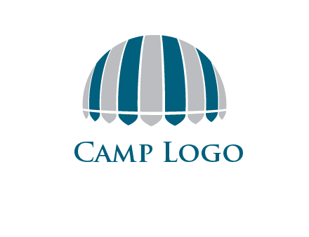 umbrella or canopy logo