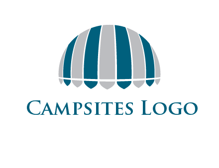 umbrella or canopy logo