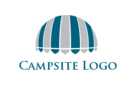 umbrella or canopy logo