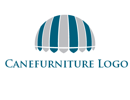 umbrella or canopy logo