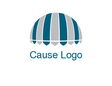 umbrella or canopy logo