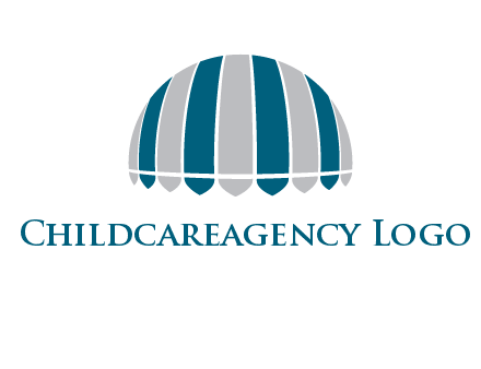 umbrella or canopy logo