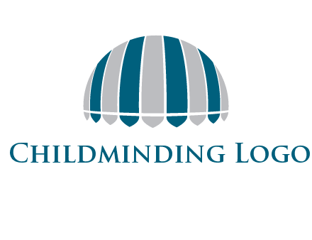 umbrella or canopy logo