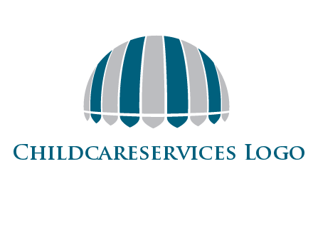 umbrella or canopy logo