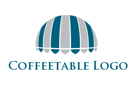 umbrella or canopy logo