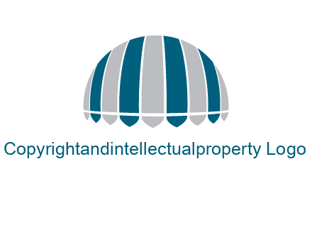 umbrella or canopy logo