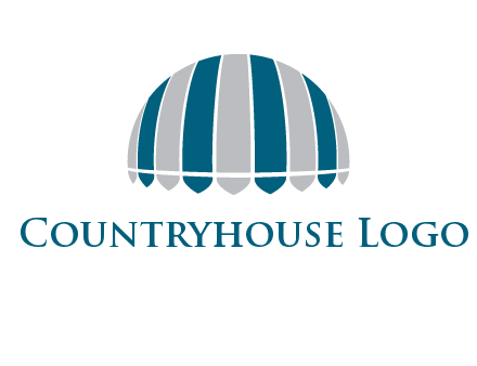 umbrella or canopy logo