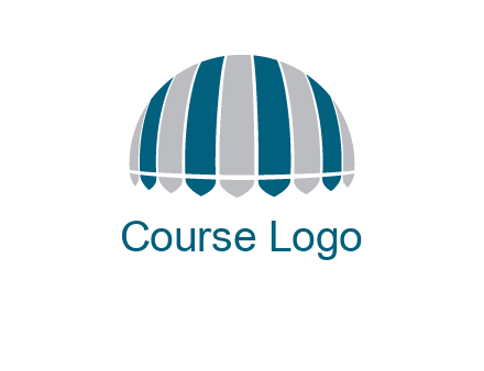 umbrella or canopy logo