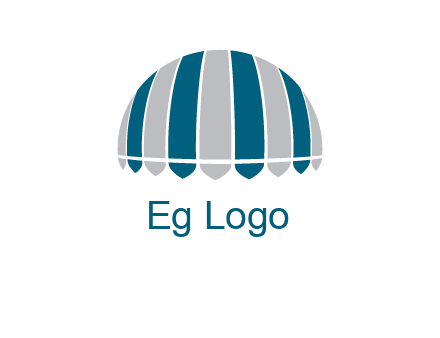 umbrella or canopy logo