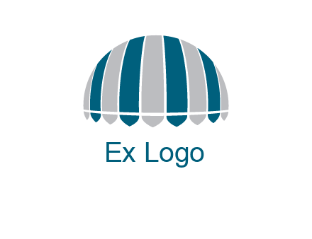 umbrella or canopy logo