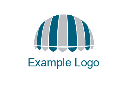umbrella or canopy logo