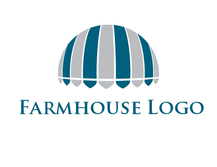 umbrella or canopy logo