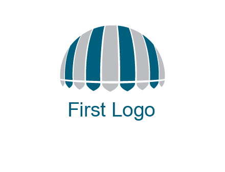 umbrella or canopy logo