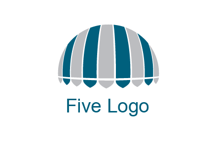 umbrella or canopy logo