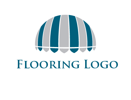 umbrella or canopy logo