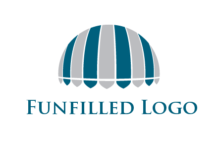umbrella or canopy logo