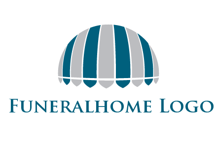 umbrella or canopy logo