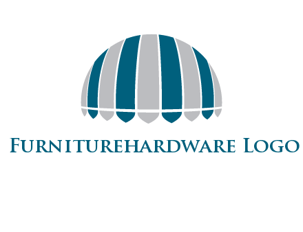 umbrella or canopy logo