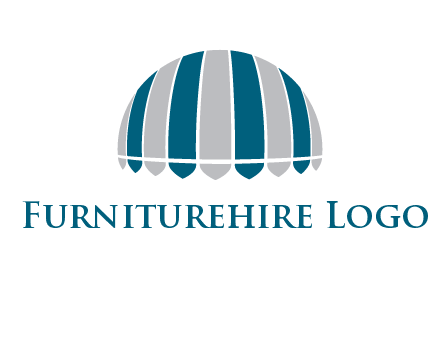 umbrella or canopy logo