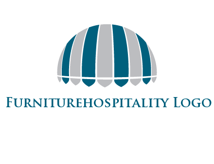 umbrella or canopy logo