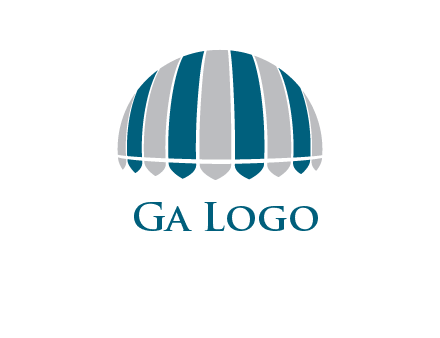 umbrella or canopy logo