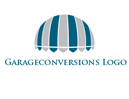 umbrella or canopy logo