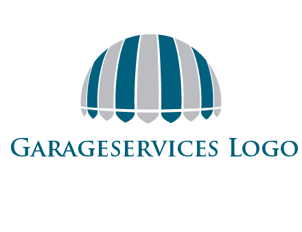 umbrella or canopy logo